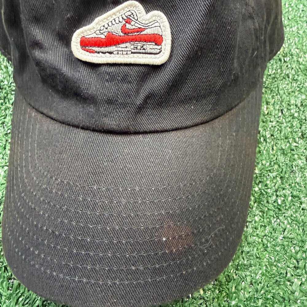 Nike Air Max 1 Cap Strap Back Hat Adults One Size Adjustable Black Size XL AM1 - Picture 2 of 5